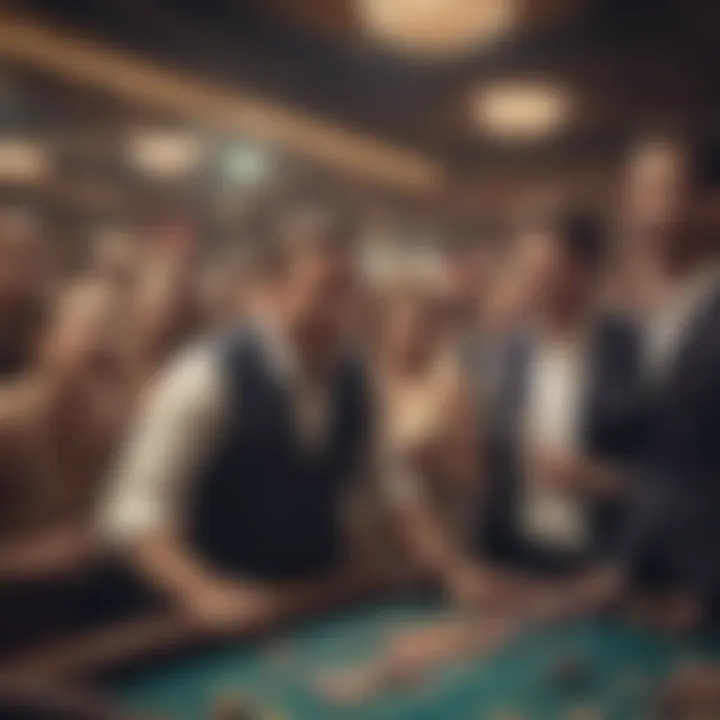 An artistic depiction of a celebration following a massive jackpot win