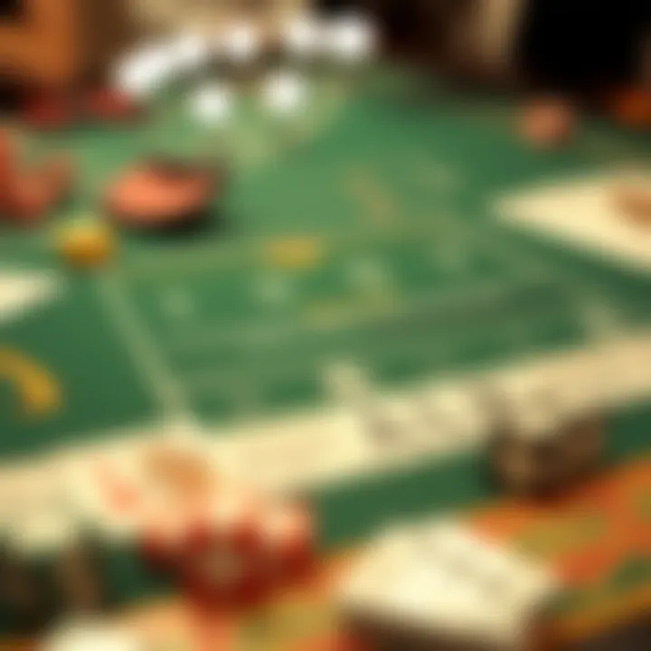 Infographic detailing the rules and mechanics of baccarat.