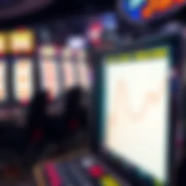 An analytical graph showcasing trends in slot machine payouts