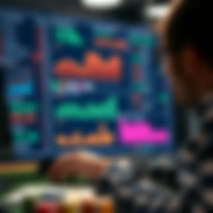 Statistical data and graphs on player performance