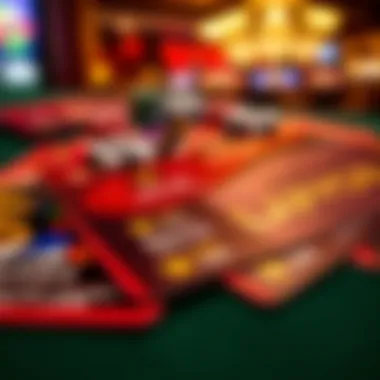 Promotional Materials and Rewards Cards Close-up of promotional materials and rewards cards