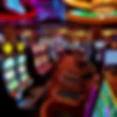 Interior gaming area filled with diverse slot machines and gaming tables