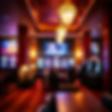 Luxurious lounge area where guests enjoy refreshments and socialize