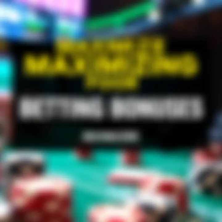 Graphic illustrating strategies for maximizing betting bonuses