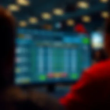 A digital betting platform interface