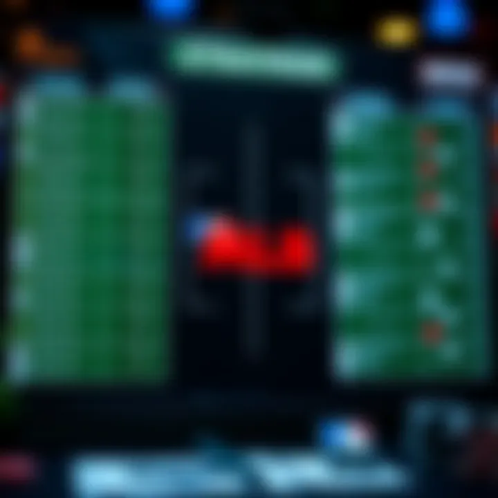 A strategy board with game plans and tactics