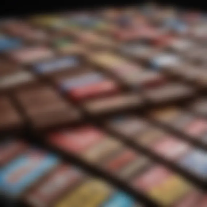 Close-up of candy bars symbols on reels
