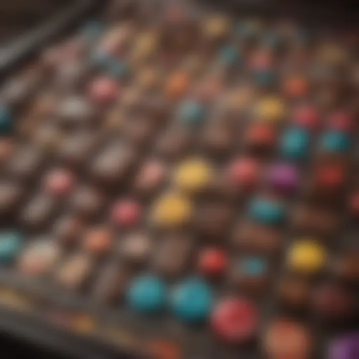 Engaging gameplay interface of a candy slots game