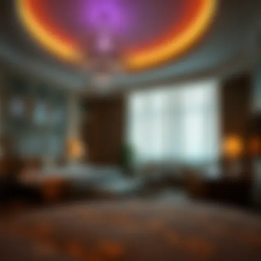 Luxurious casino hotel room in Omaha