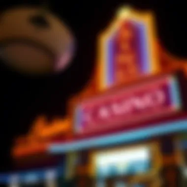 Illuminated Casino Signage in Washington, PA Signage of a popular casino in Washington, PA at night