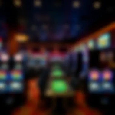 Inside a Thriving Casino in Washington, PA Interior of a modern casino displaying gaming tables and slot machines