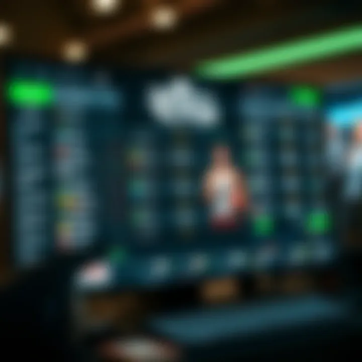 DraftKings interface showcasing sports betting options