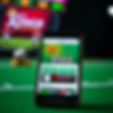 Smartphone displaying DraftKings app