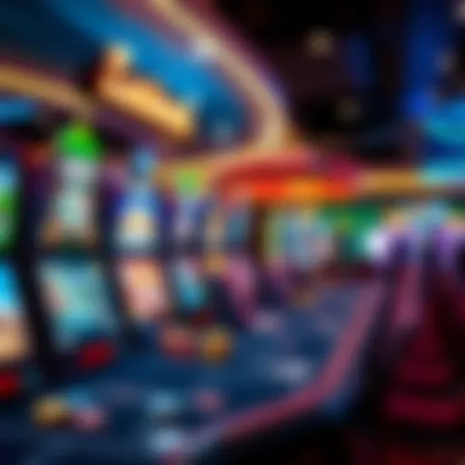 A vibrant display of various game options at DrakeCasino