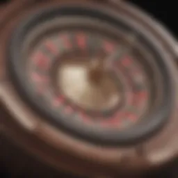 Detailed illustration of the eighteen roulette wheel layout