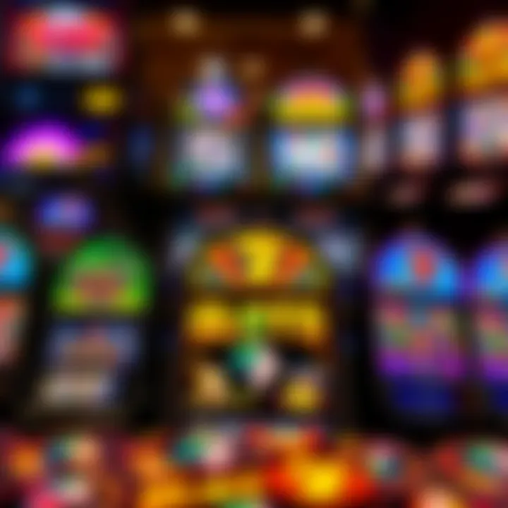 Variety of Slot Games for iPhone Users Collage of different slot machine games available on iPhone