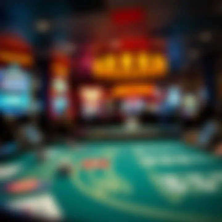 Exciting Gaming Tables at a Local Casino Gaming tables inside a Shippensburg casino