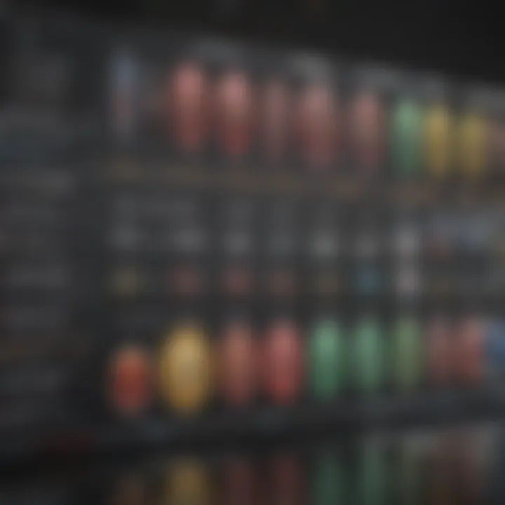 An infographic detailing return-to-player percentages across popular slot games, illustrating potential payouts.