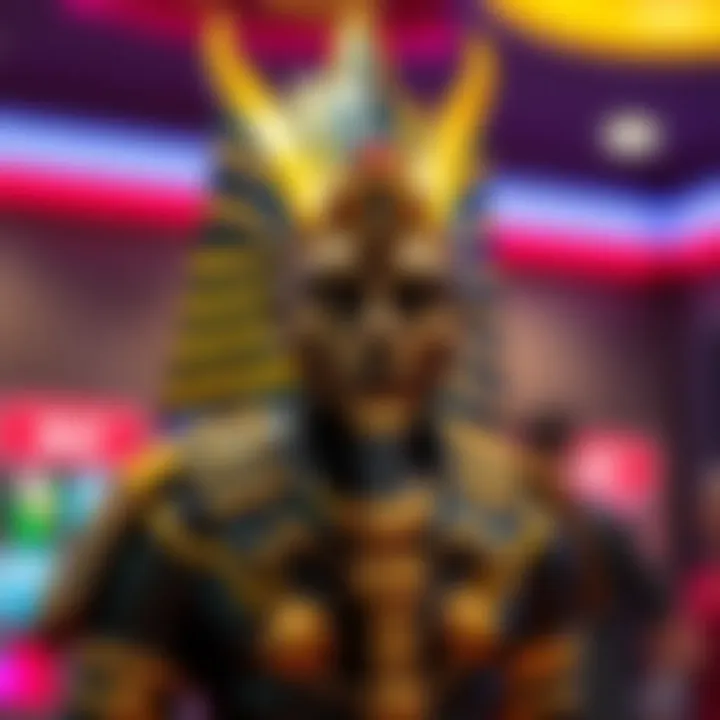 Artistic Representation of Anubis Artistic representation of Anubis in the gaming world