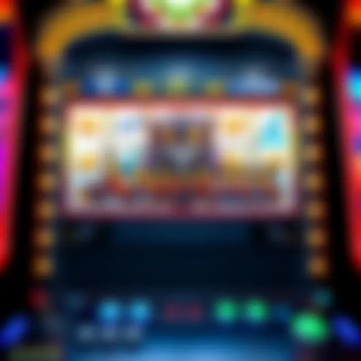 Gameplay Interface of Anubis Slot Machine Gameplay interface of the Anubis slot machine