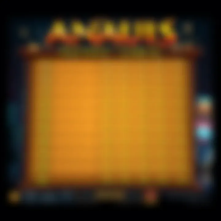 Payout Table for Anubis Slot Machine Payout table highlighting potential wins in the Anubis game