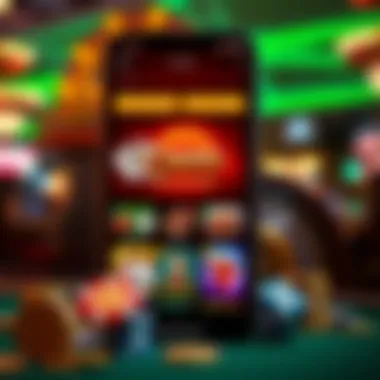 User-Friendly App Interface with Bonuses An engaging interface of a popular casino app showcasing bonuses