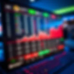 Online betting interface display