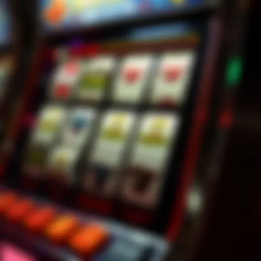 Bonnie and Clyde Slot Machine Interface Detailed view of the Bonnie and Clyde slot machine interface