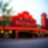 Exterior view of Buffalo Casino showcasing its vibrant signage