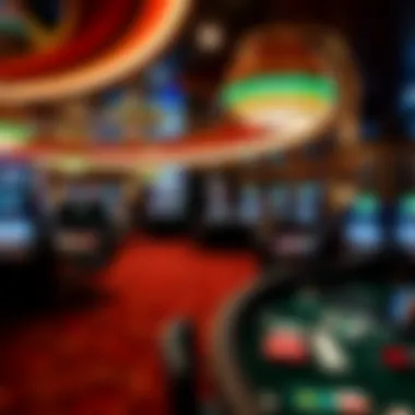 Luxurious Casino Experience Aboard a Cruise Luxurious casino interior on a cruise ship