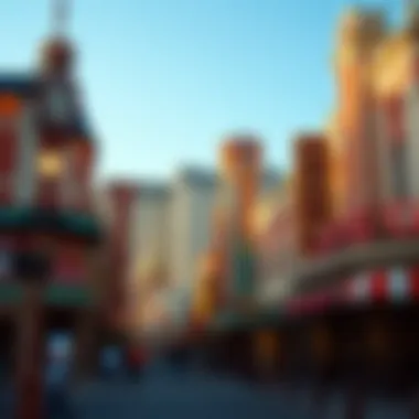 Architectural marvels of Downtown Las Vegas, highlighting the evolution of casino design.