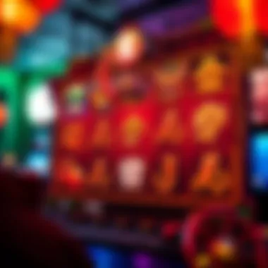 Gameplay interface of the Dragon Lantern slot