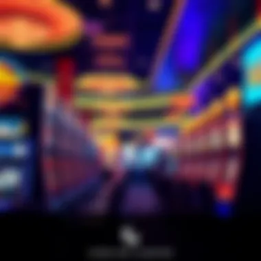 Immersive Casino Experience A vibrant casino atmosphere showcasing slot games
