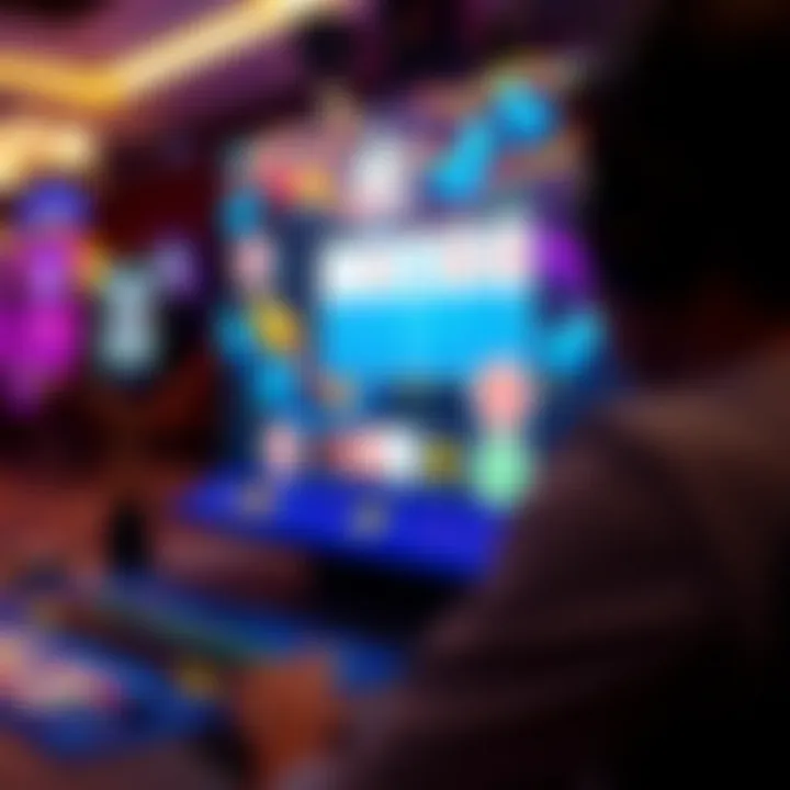 Engaging online gaming interface