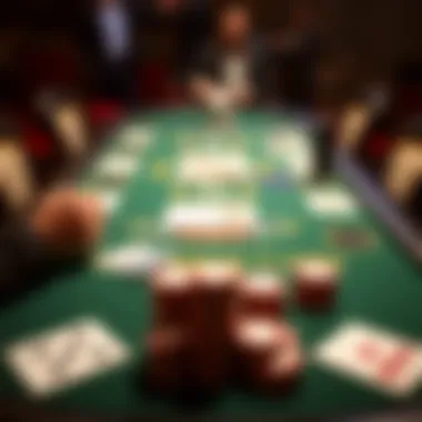 Three Card Poker Table Setup Three Card Poker table setup