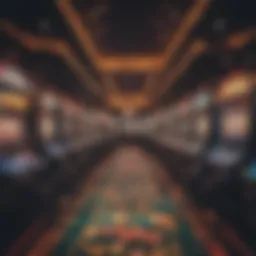 Vibrant display of jackpot party casino games