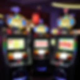 Visual representation of free play features in slot machines