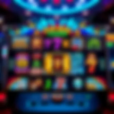 Vibrant Slot App Interface A vibrant interface of a popular slot app showcasing various game themes