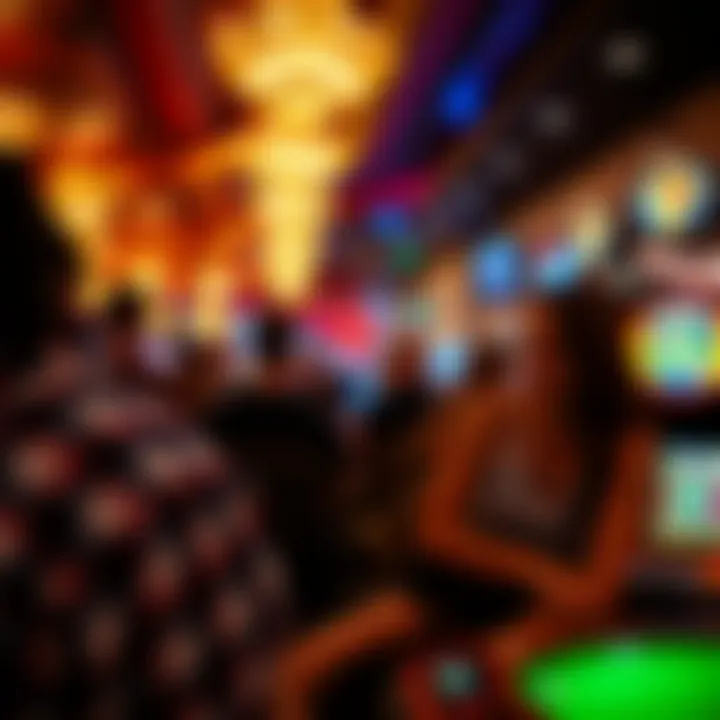 Gaming and Relaxation Intertwined Guests engaging in gaming activities while enjoying the proximity to an indoor water park