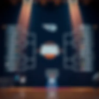 March Madness Bracket Overview Visual representation of the March Madness bracket