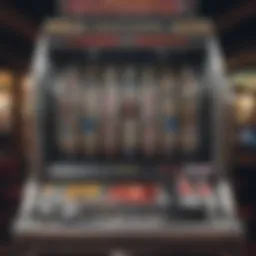 A vibrant illustration of a jackpot machine displaying significant winnings