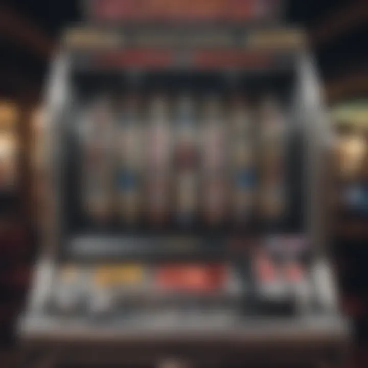 A vibrant illustration of a jackpot machine displaying significant winnings