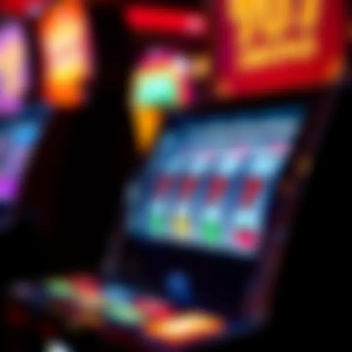 Excitement of a Jackpot Win A thrilling moment of a jackpot win on a slot machine