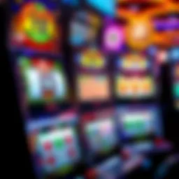 Vibrant slot machine display at Ilani Casino