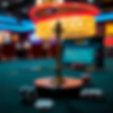 A conceptual image representing the balance of risks and rewards in gambling scenarios