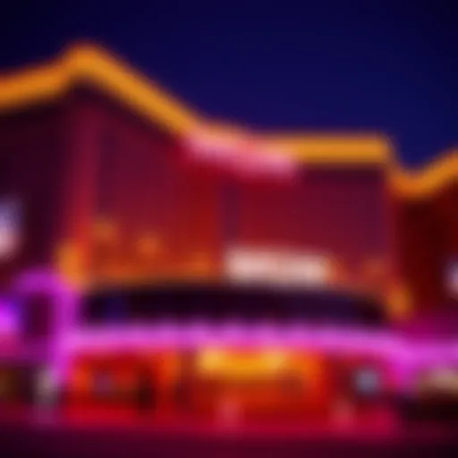 The Grand Facade of MGM in Atlantic City Exterior view of MGM property in Atlantic City