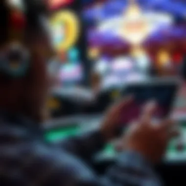 Player enjoying a seamless online casino experience on a tablet