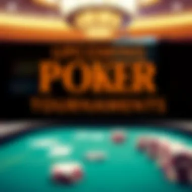 Upcoming Poker Tournaments Banner Promotional banner highlighting upcoming poker tournaments at Odawa Casino