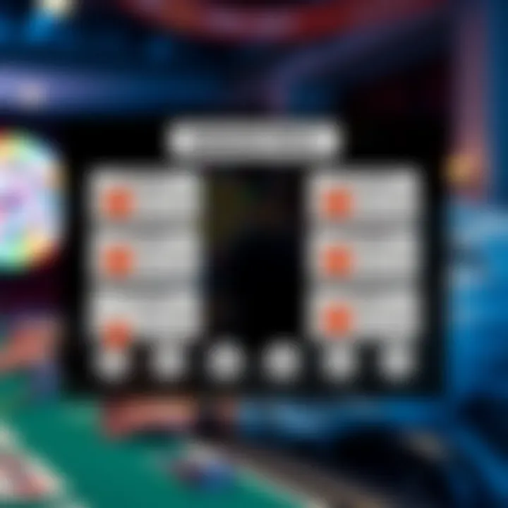 Demographic Profiles of Online Gamblers Infographic showcasing demographic profiles of online gamblers