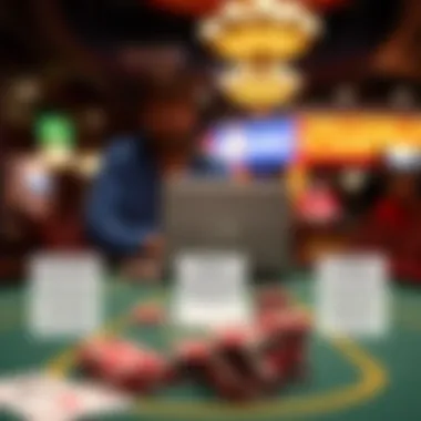 Legal Framework of Online Gambling in Illinois Diagram illustrating the legal framework of online gambling in Illinois